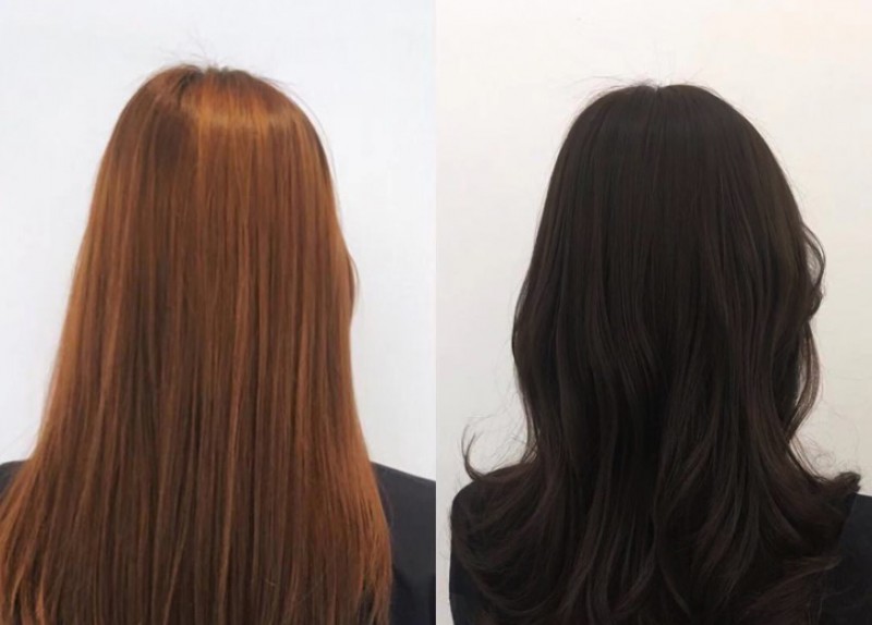 浅发色褪色可以染棕色吗,灰棕色发色褪色是什么