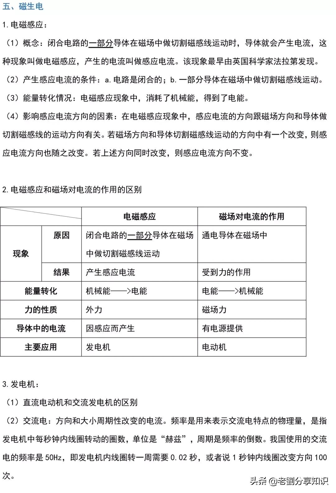 初三物理全一册知识点,初三全册物理必考知识点