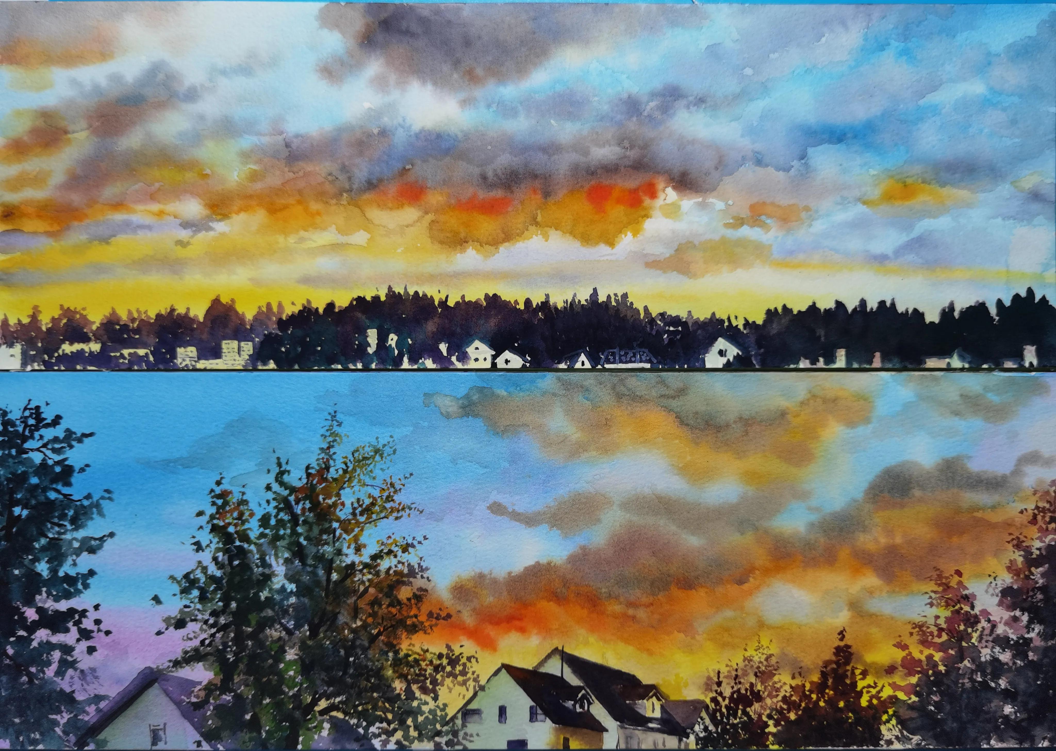 画吧画友作品欣赏,幸福原创画作品