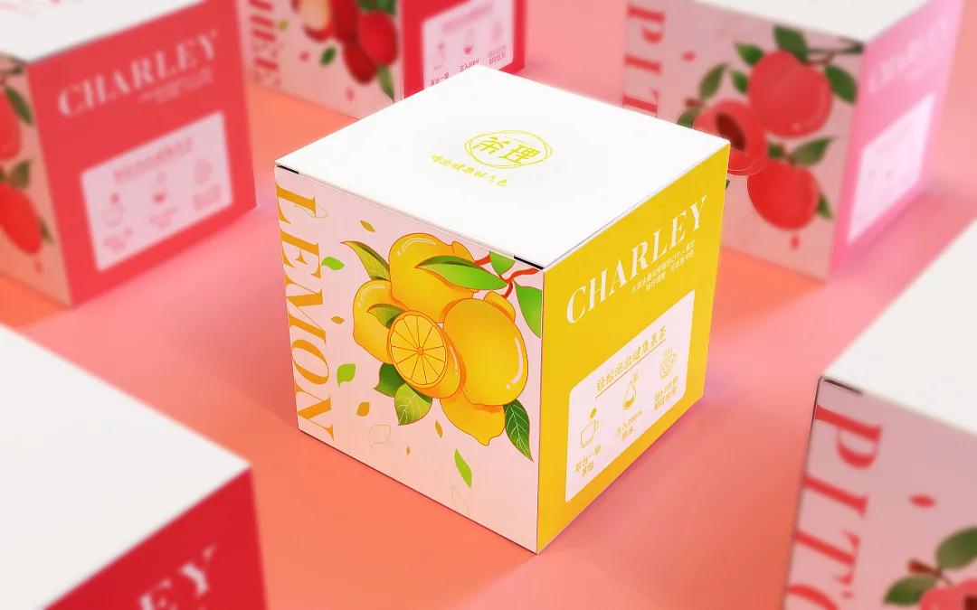 袋装茶包装设计图,水果茶怎么结合中式风格包装