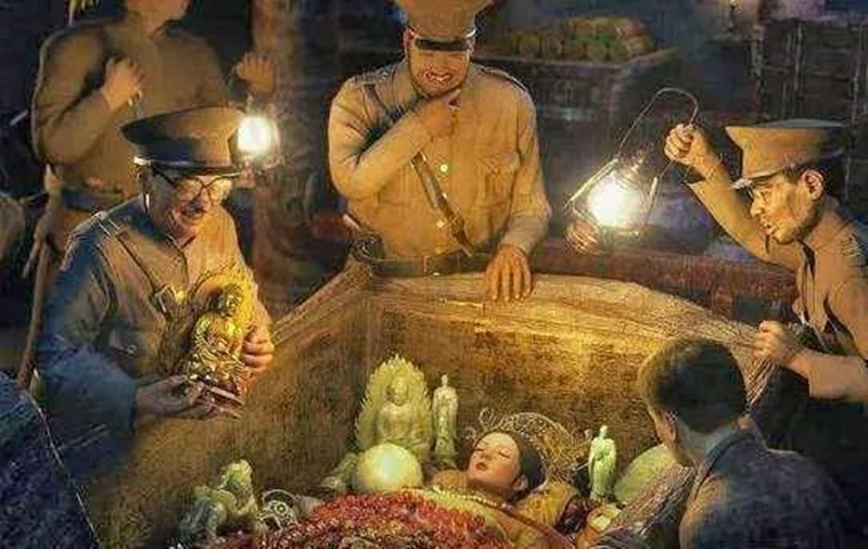 慈禧金丝楠木棺材内部图片,慈禧的棺材是金丝楠木