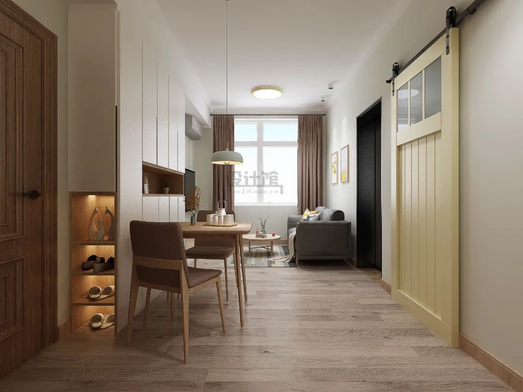 进门玄关没位置如何做鞋柜,进门没有玄关怎么做鞋柜餐边柜