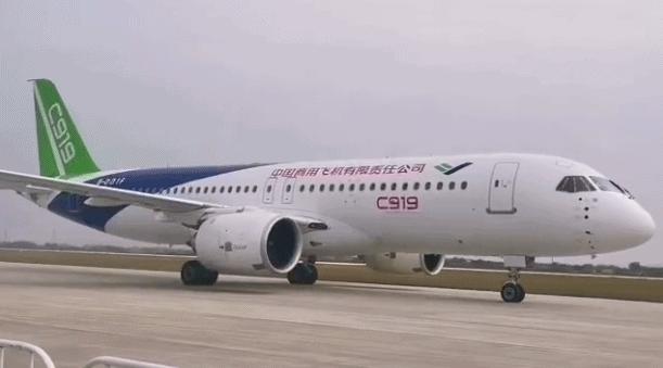 c919国产大飞机第二条信息,c919首飞降落虹桥