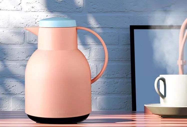 北欧风圆口冷水壶,北欧风轻奢保温壶