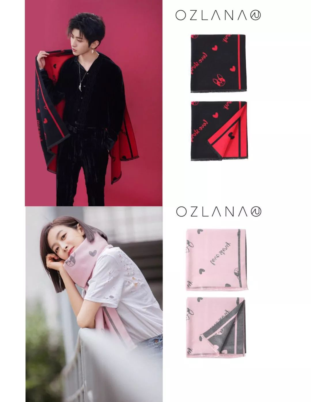 小众高颜值围巾分享女生,小众围巾独特红