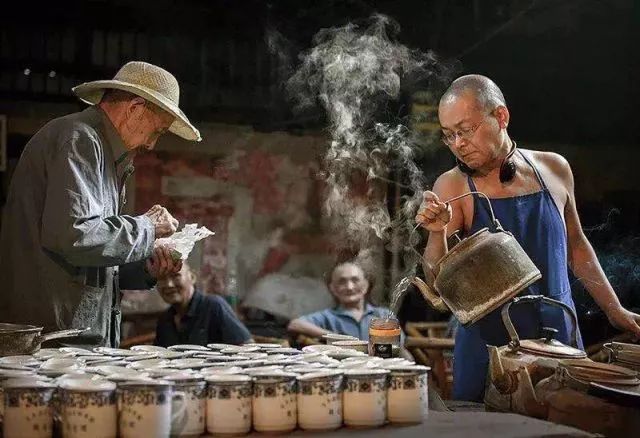 彭镇老茶馆背后的故事,彭镇老茶馆一条街