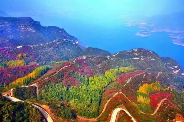 河南秋天最美红叶景区,太美了河南景观