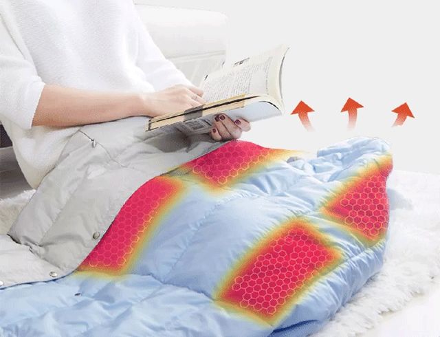 石墨烯多功能羽绒毯,新款多功能便携羽绒盖毯