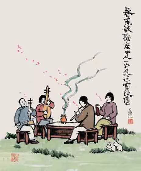 走进丰子恺的漫画世界,丰子恺漫画美学