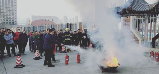 北坦街道消防演练活动,航天新天地消防演练