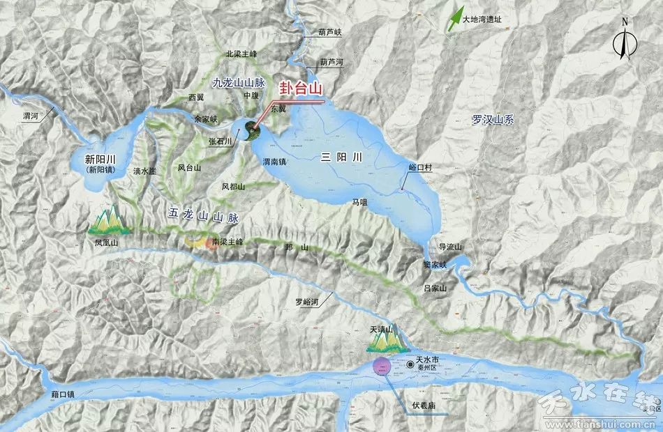 天水市卦台山规划图,天水卦台山八卦图片欣赏