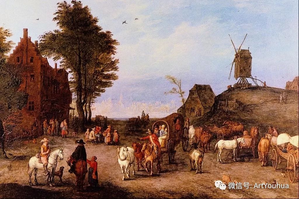 欧洲画家油画风景写生,奥地利画家油画风景作品欣赏