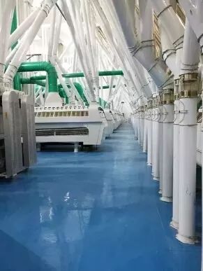 五得利面粉厂,山东五富利面业生产车间