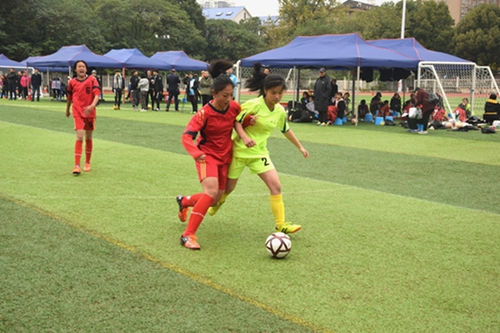 保定市第十七中学出征,十七中女足