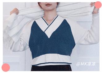 手残党看一遍就能学会的围巾系法,春天围巾的各种围法薄款