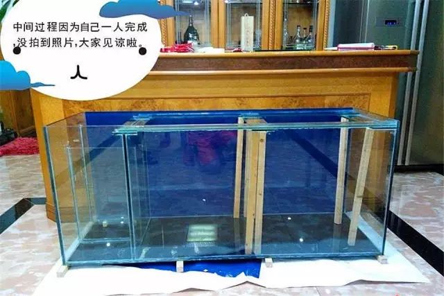 最简单的方法自制鱼缸背景,小型鱼缸制作全过程