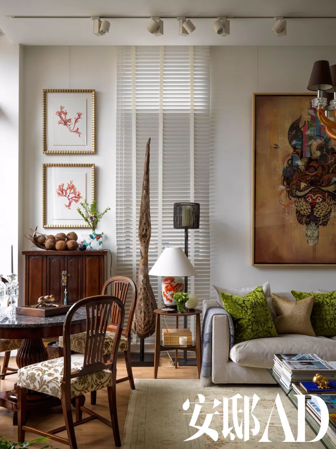 从投行界到设计圈,他给自己建了个“室内桃源”