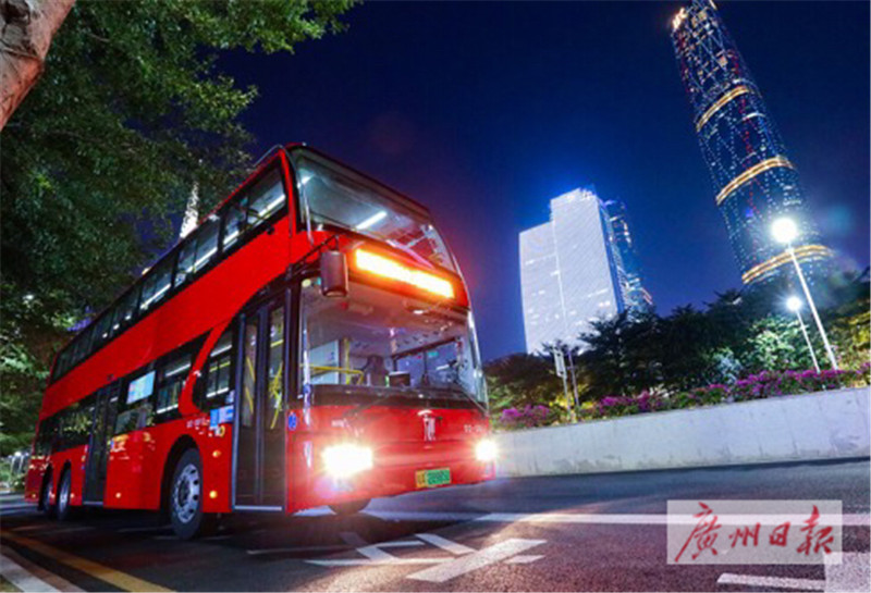 珠江新城夜游巴士,珠江新城夜游双层巴士怎么坐
