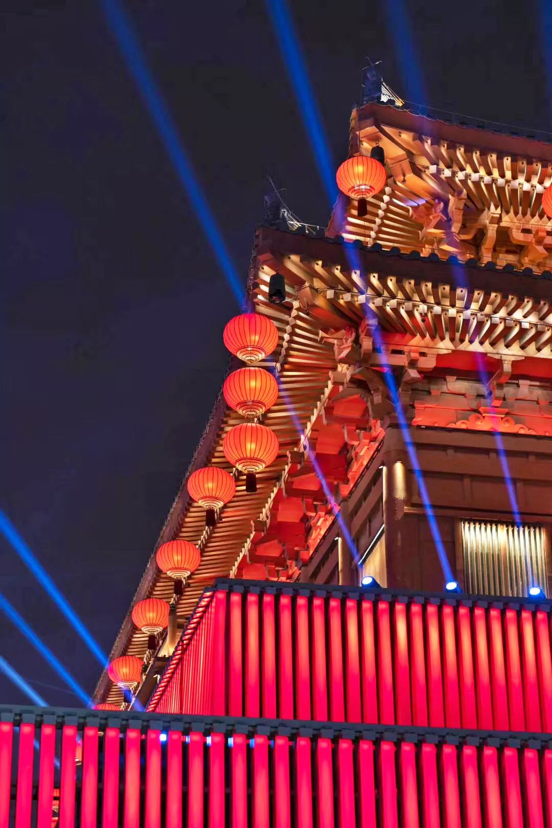 大唐不夜城高清壁纸4k,大雁塔和大唐不夜城官方高清壁纸