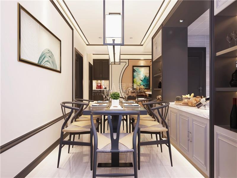 仅仅花了6万元，就把149.89平米的四居室装修的美轮美奂！-金辉悦府装修