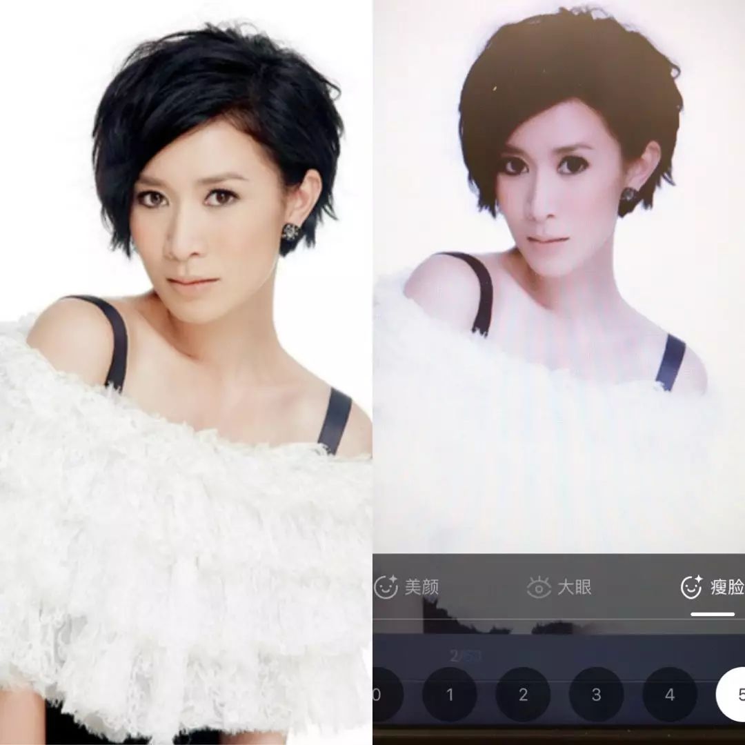 佘诗曼滤镜下变蛇精脸,佘诗曼网红滤镜视频