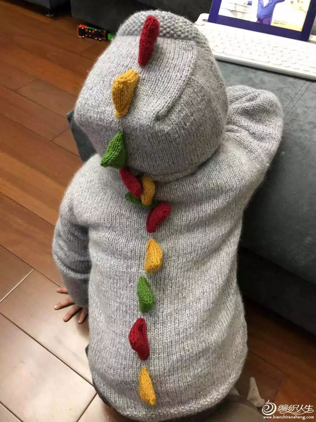 儿童棒针毛衣外套开衫教程,棒针儿童插肩开衫毛衣教程