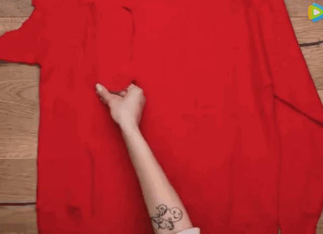 旧毛衣先别扔剪一刀美翻了,旧毛衣一件变两件