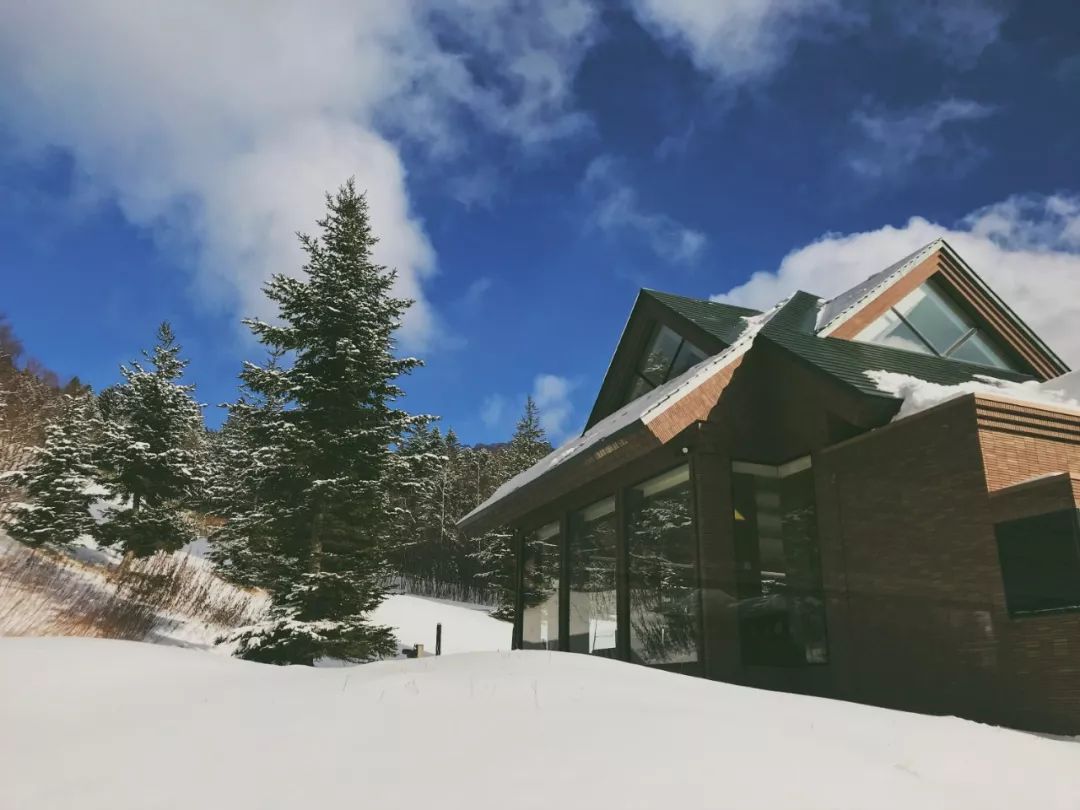 跟台湾小哥哥一起骑着雪地摩托车在北海道的雪地里野