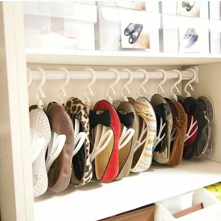 鞋柜格子太高如何多放几层鞋子,鞋柜里的鞋子怎么摆放节省空间