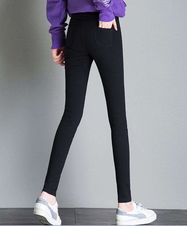 显瘦有弹力的小黑裤,2020秋季时尚显瘦弹力小黑裤