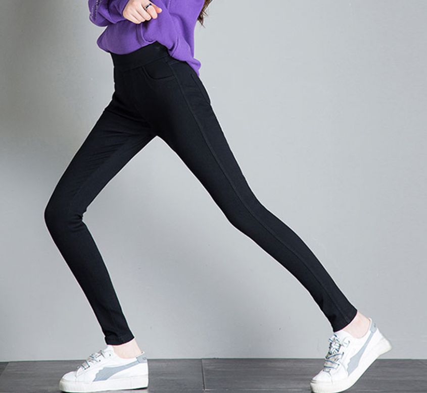 显瘦有弹力的小黑裤,2020秋季时尚显瘦弹力小黑裤