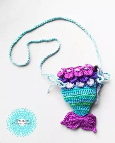 笔收纳袋小布袋,毛线钩笔袋的编织教程