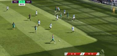 福登德布劳内进球,福登错失德布劳内传球