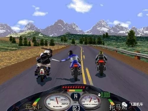 游戏摩托车机车,摩托车游戏童年