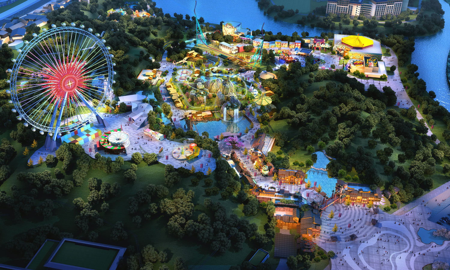 重庆融创文化旅游城,融创文旅打造的欢乐场景