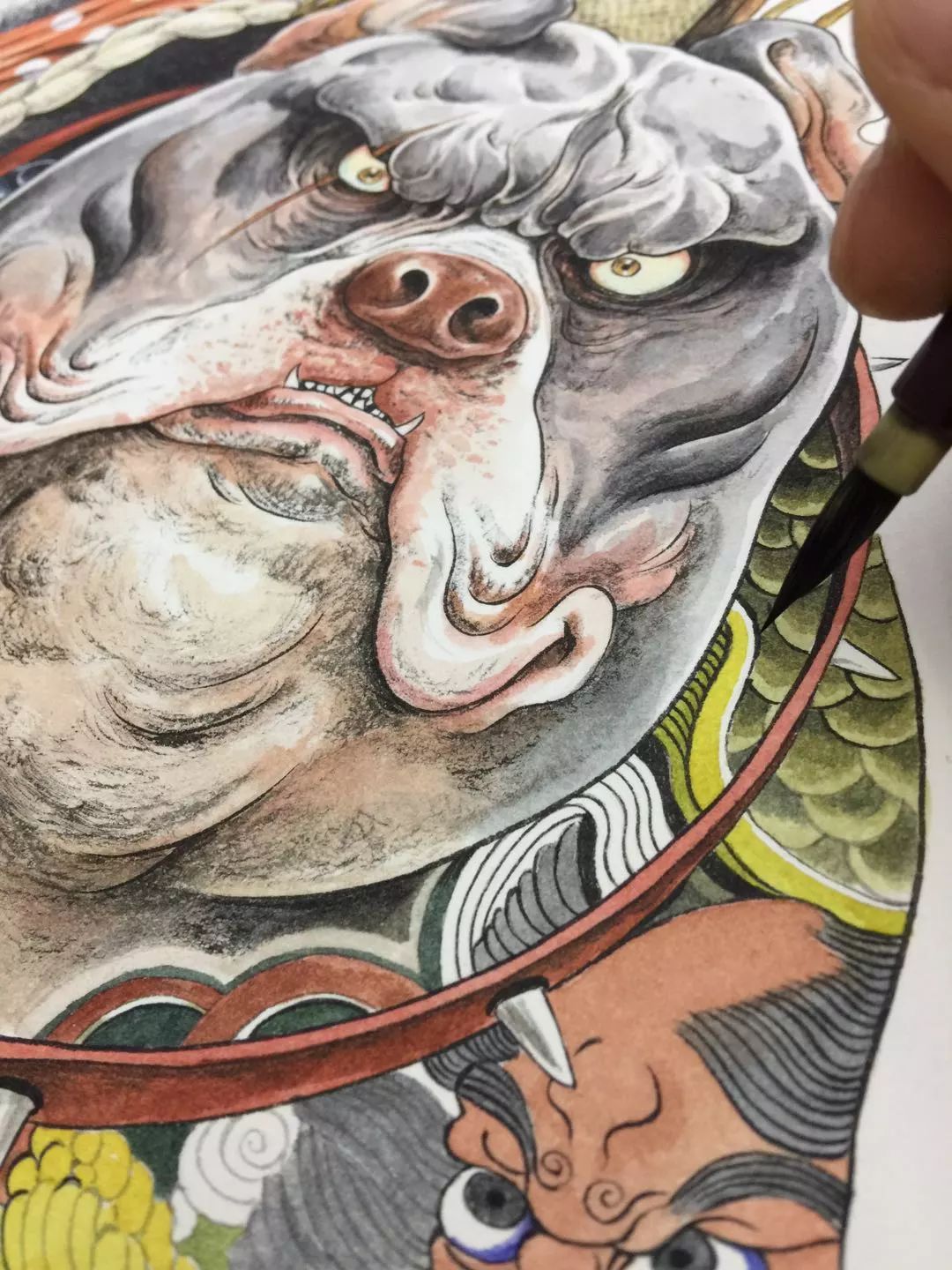 太震撼了！85后帅哥笔下的鬼神世界，迷倒了上万人......