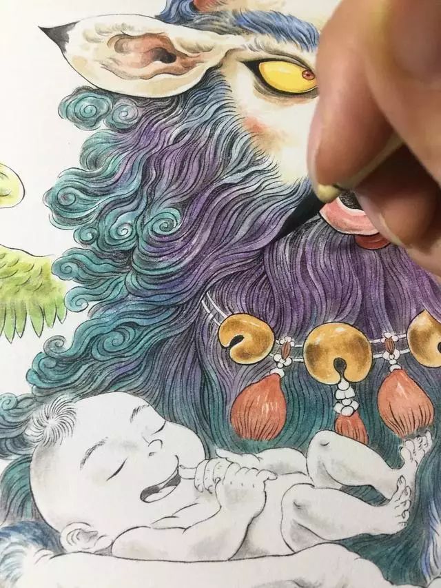 太震撼了！85后帅哥笔下的鬼神世界，迷倒了上万人......