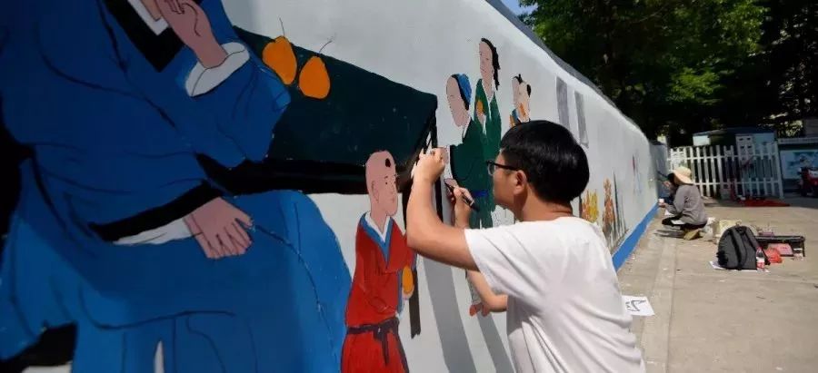 家风家训墙体彩绘,家教家风家训彩绘