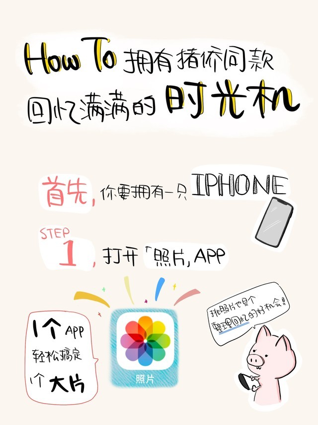 苹果手机如何制作时光视频,手工时光机视频