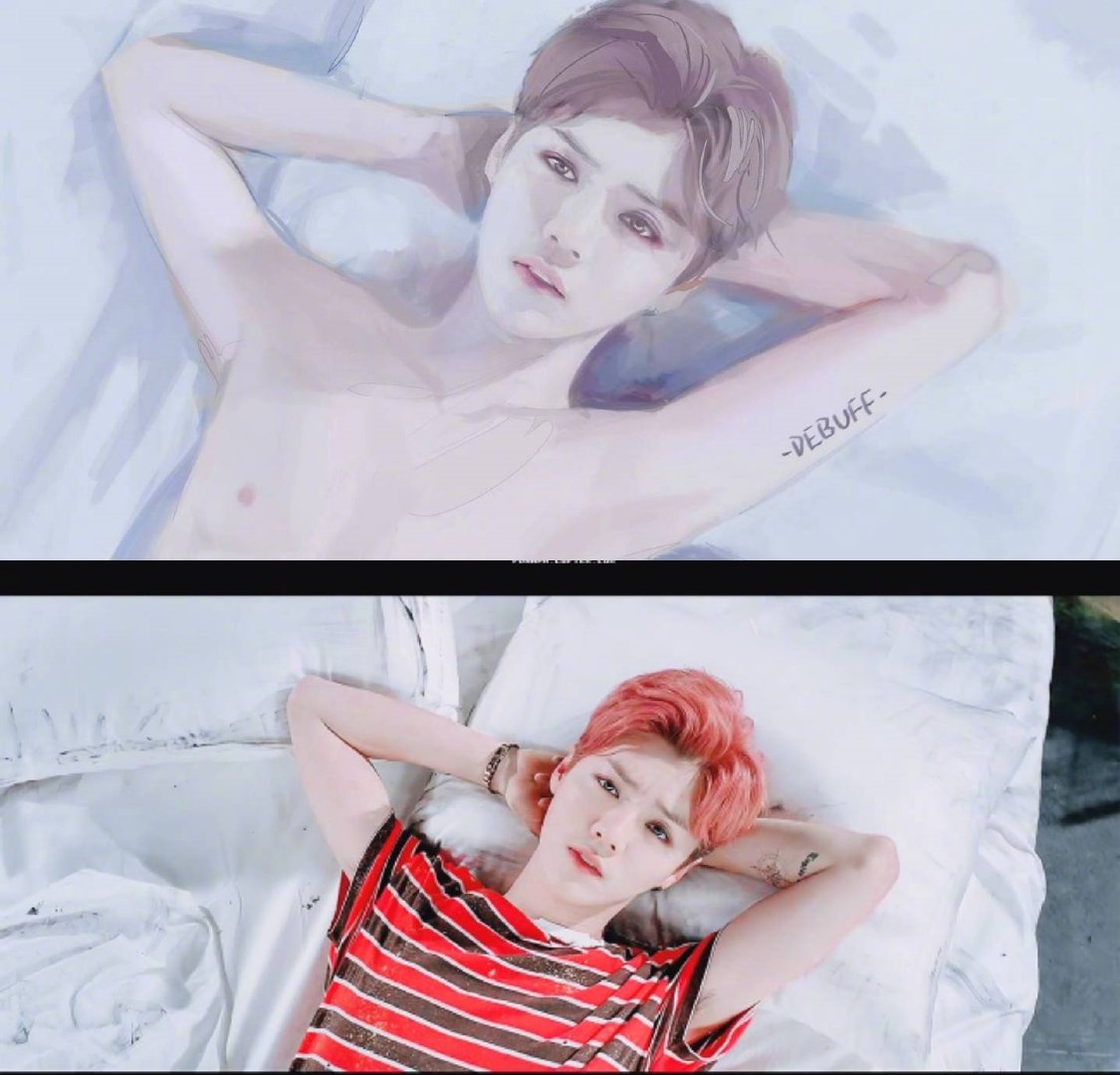 鹿晗素描手绘作品,鹿晗简笔画手绘图片图文