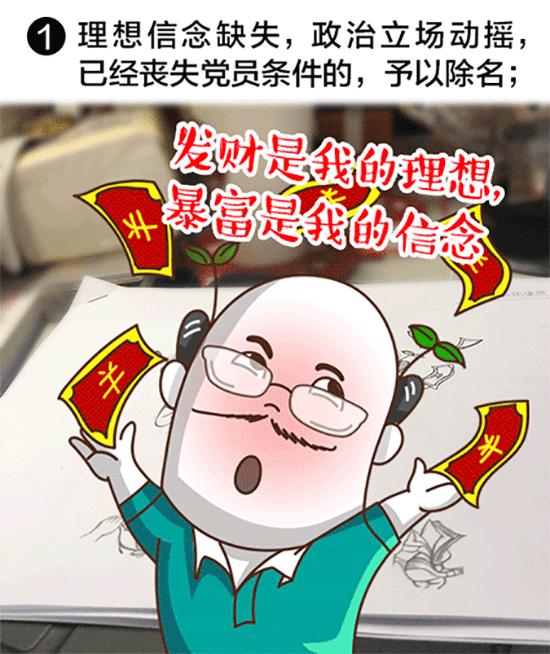 纪律处分条例党员留党察看处分,纪律处分条例漫画解读