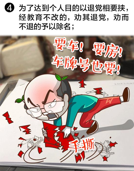 纪律处分条例党员留党察看处分,纪律处分条例漫画解读