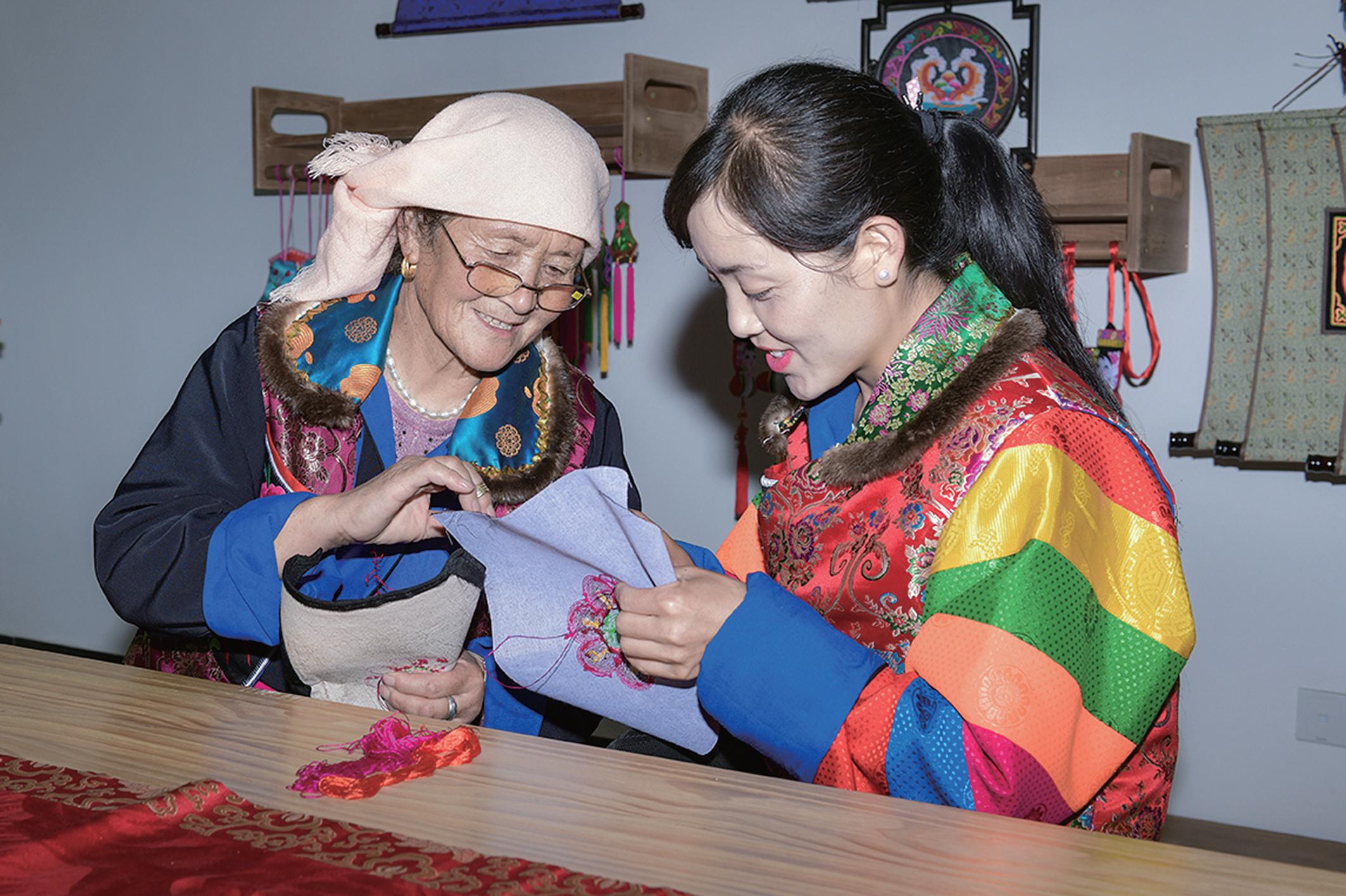 彩虹之乡奋进致富