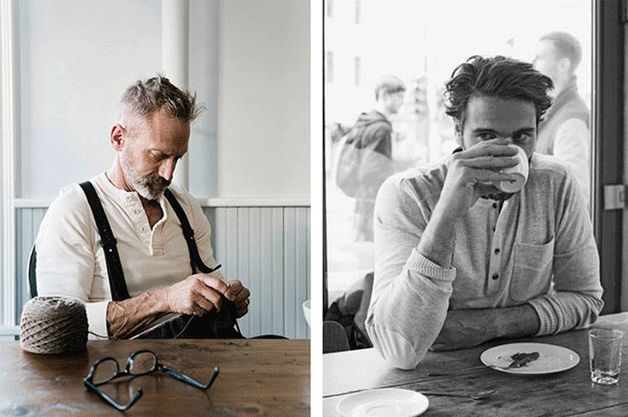 亨利领冬款,穿上就有肌肉感的亨利衫