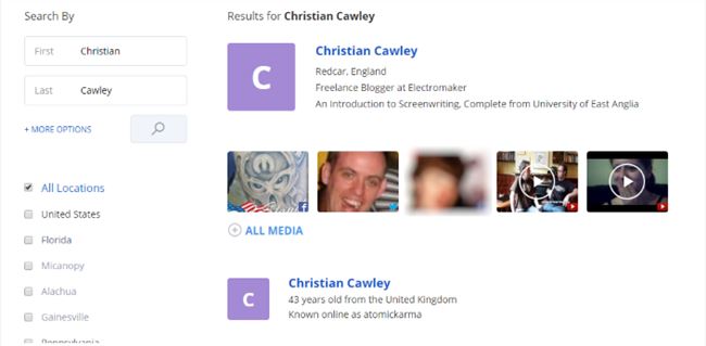 在国外都通过哪些网站“人肉搜索”一个人的信息？