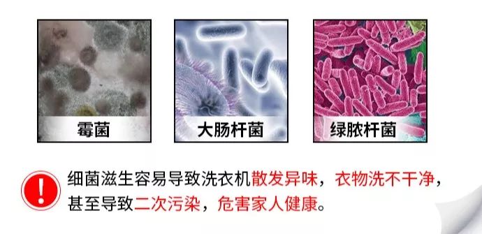 洗衣机里加上它陈年污垢全出来了,洗衣机污垢和霉菌危害