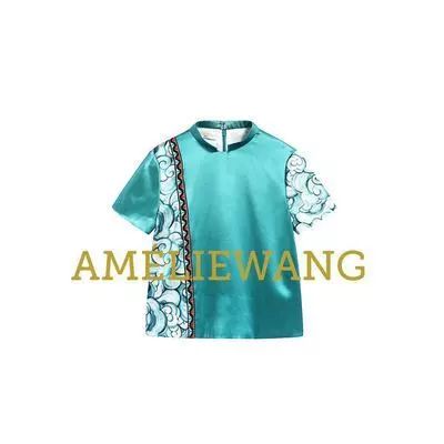 夏季改良中国风童装,改良版中式童装