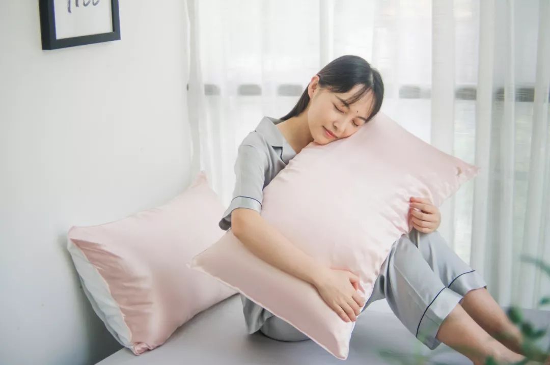 真丝枕套真丝眼罩,真丝枕套加眼罩