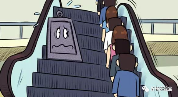 电梯扶手为什么比电梯快,电梯的扶手为什么比脚下站的要快