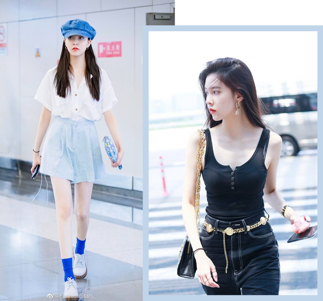 女明星同款穿搭上衣,女明星抢着穿搭